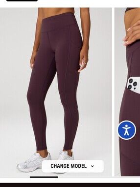 FABLETICS Pureluxe High Waisted Athletic Leggings - Medium